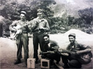 dad and max in korea