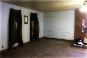 it's empty