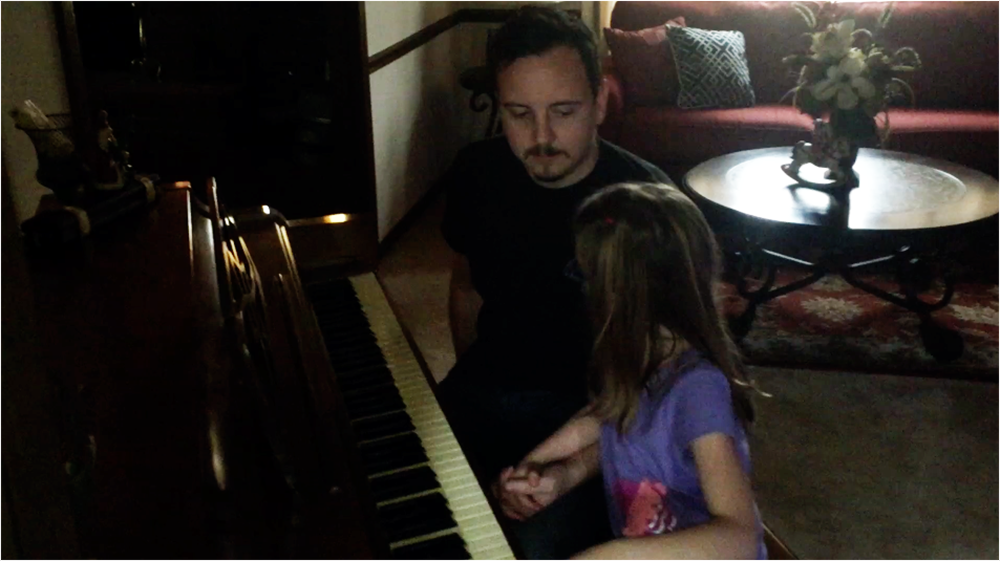 Scary piano solo turns duet