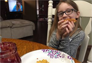 child doing adult's job