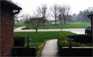 snow in april