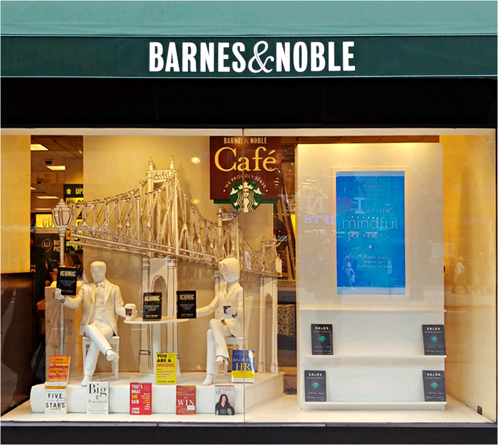 At Barnes & Nobel in NYC