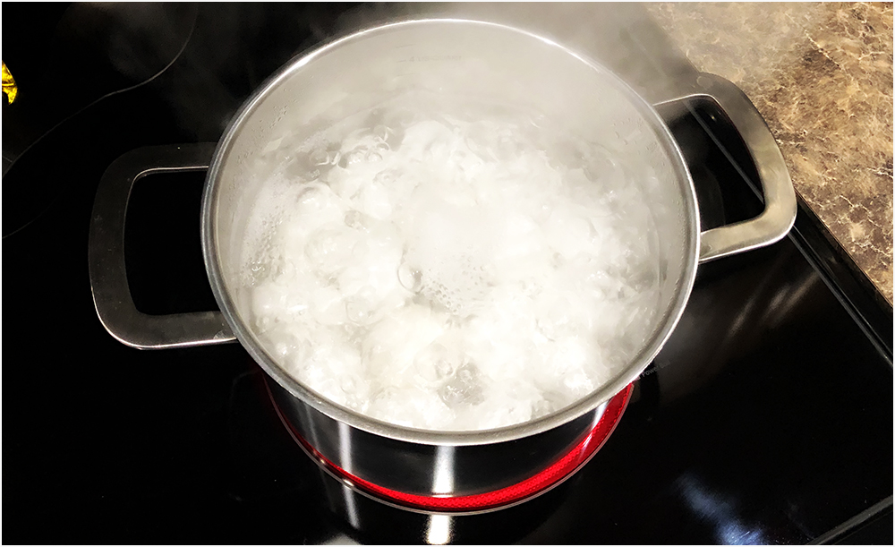 boiling eggs to be deviled