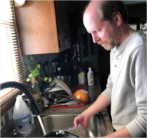 manly men do dishes