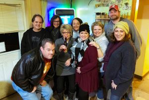 Family at the Bluebird Cafe