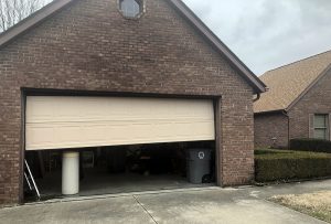 broken garage door