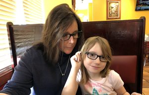 dinner with my granddaughter