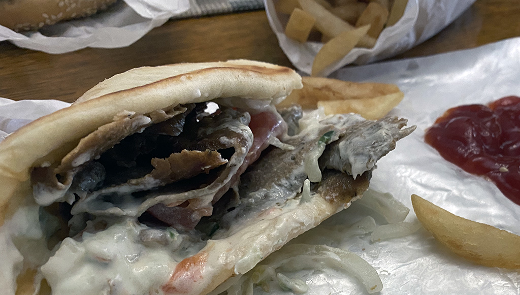 today I even had fast food!