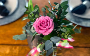 rose centerpiece