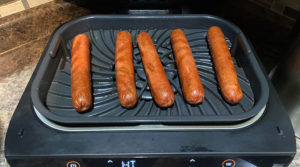 rain and hot dogs