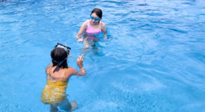 swimming