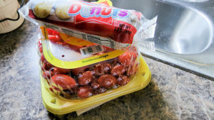 donuts and tomatoes