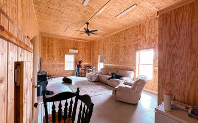 i officially have walls: blow-in insulation is covered