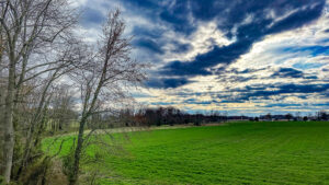 afternoon sky in southern indiana