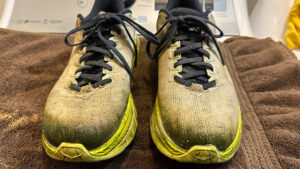 grass stained shoes