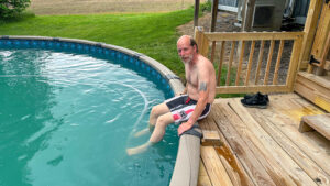 Perry is the first swimmer for 2024
