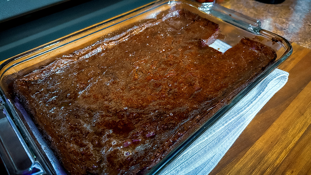 Nanny's persimmon pudding