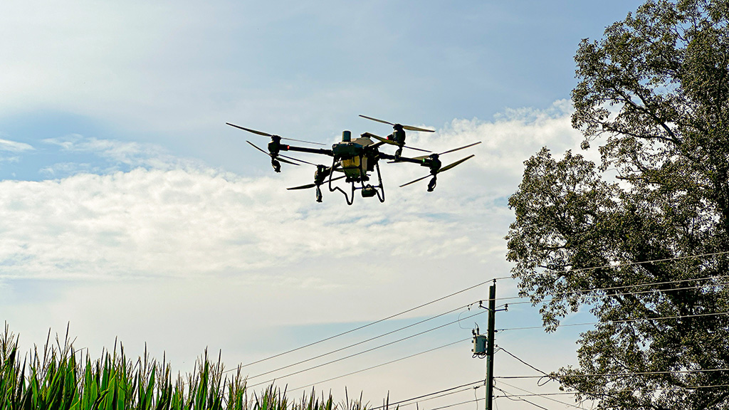 crop spraying drone