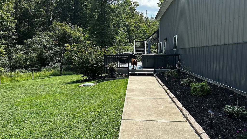 Dharma doesn't want to get off the deck.