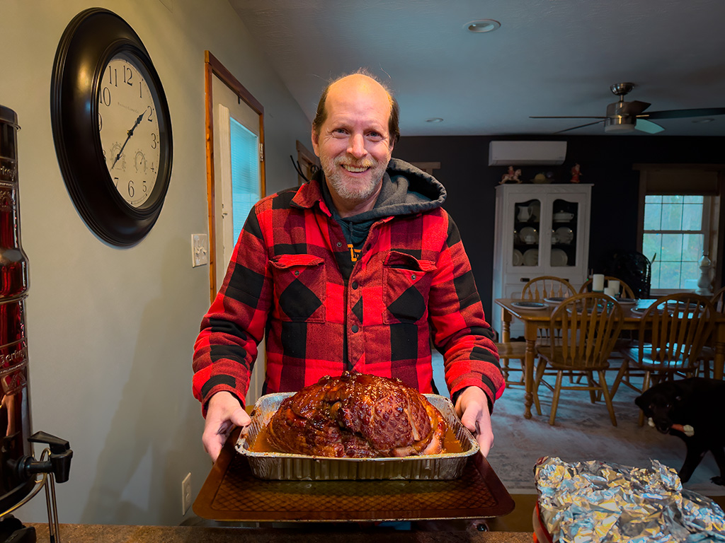 Perry's cherry glazed ham