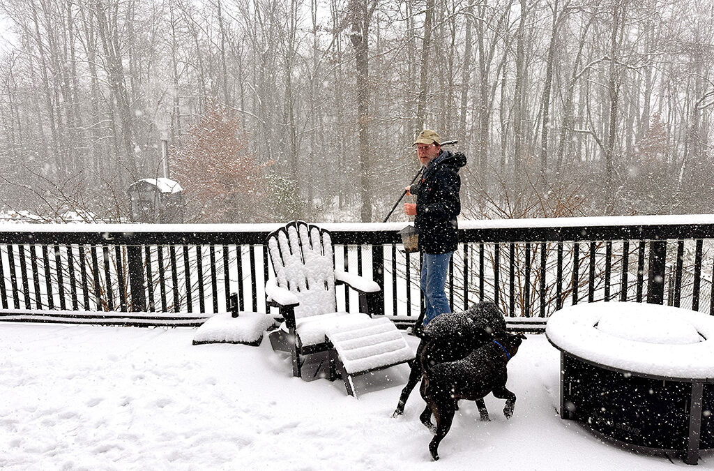 snowmageddon update: day #1 @1:00 PM ET