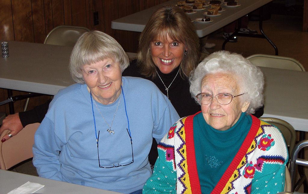 Mom me and Nanny