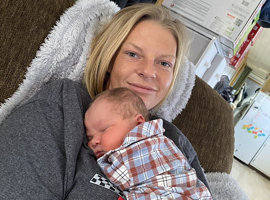 Katie and the baby