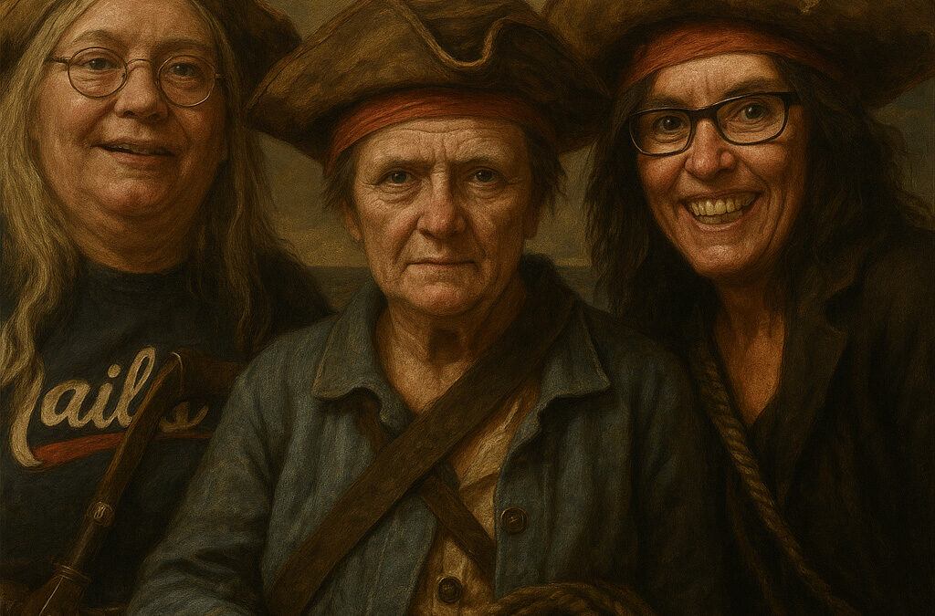 rain brings pirates out of the sea and into fields