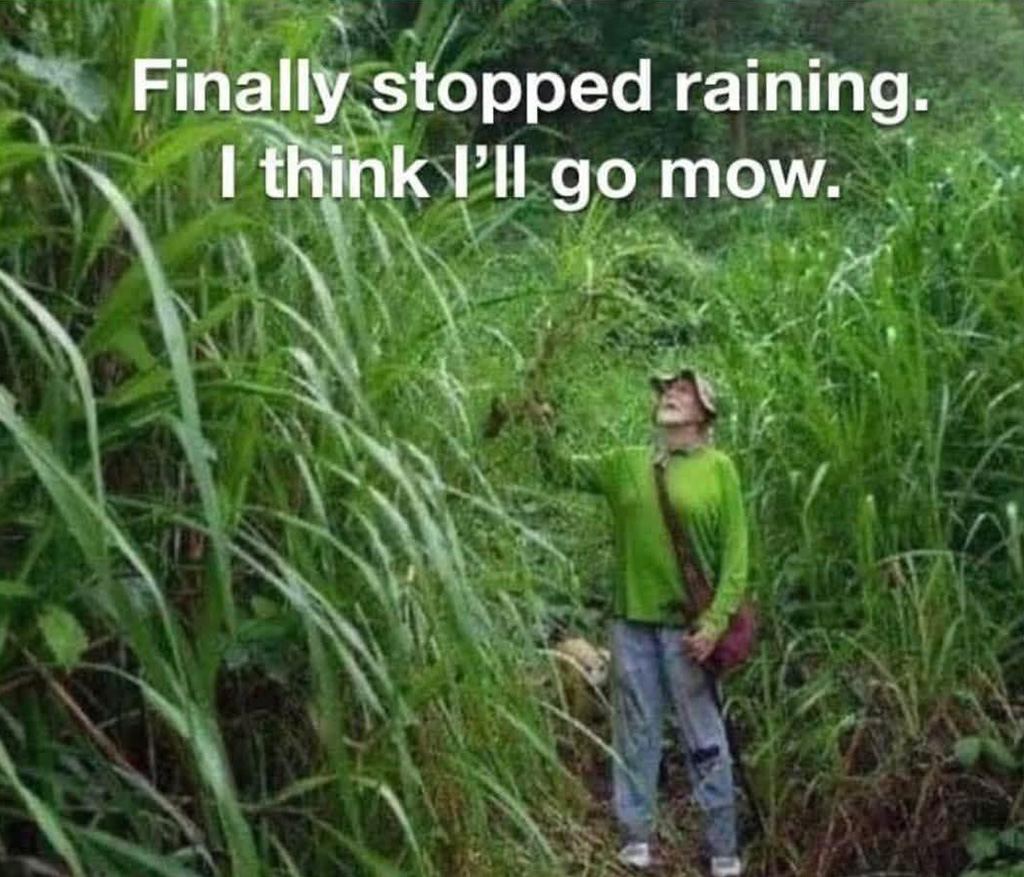 finally stopped raining