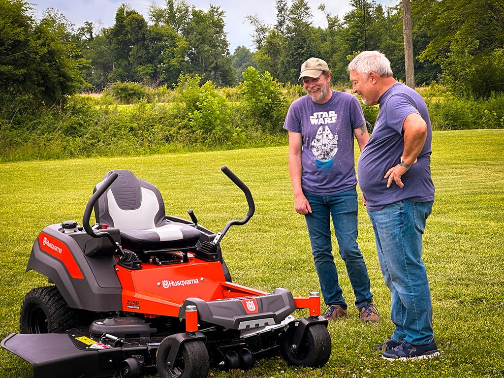 new mower