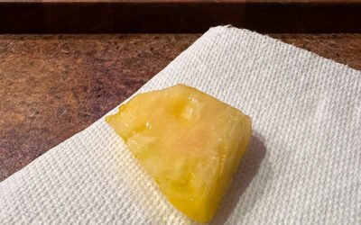 white tomatoes masquerade as pineapples