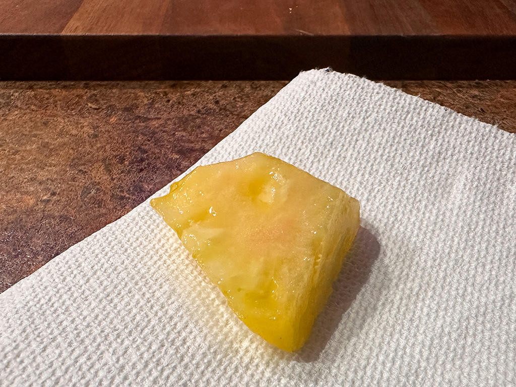 tomato and not pineapple