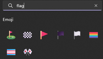 emoji flag options