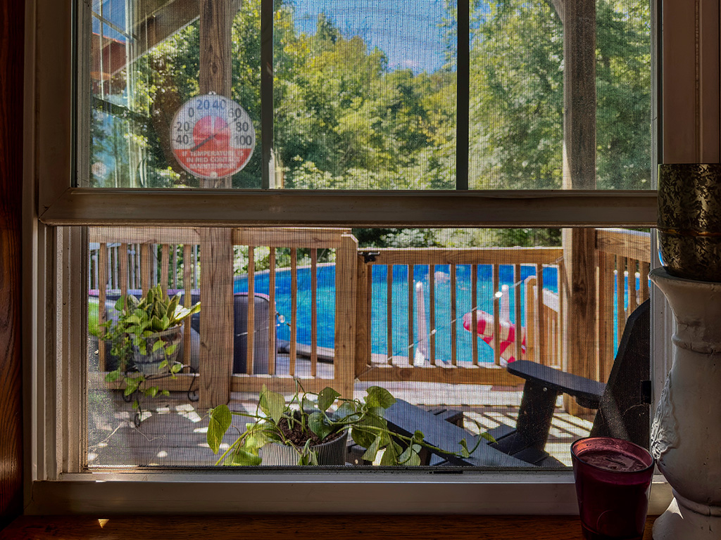 window open in late summer