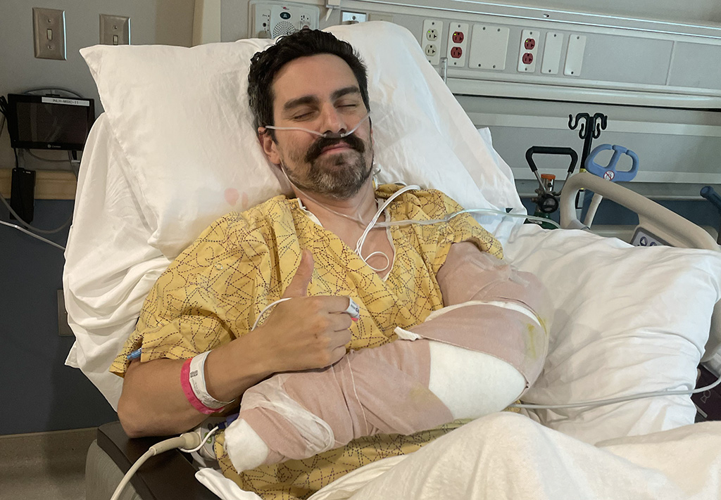 Thumbs up from Corbin