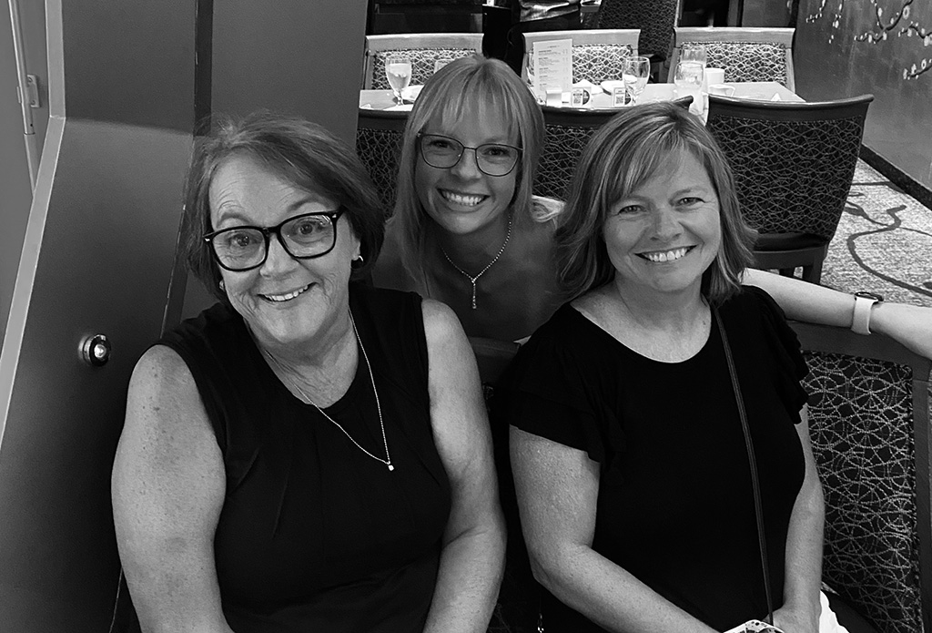 Katie & Jeri on a cruise