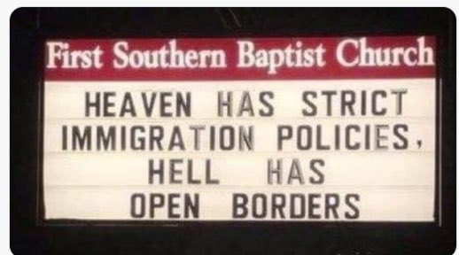 heaven has strict immigration policies