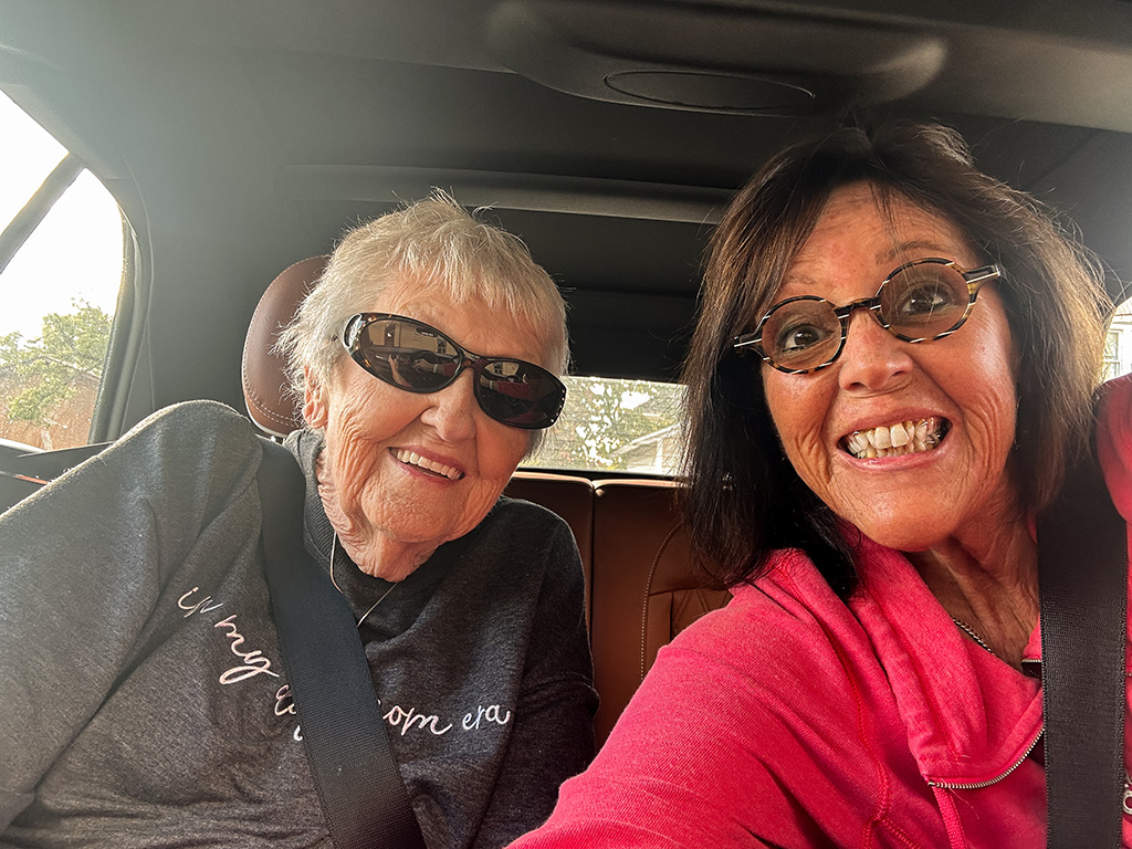 dentist selfie with mom