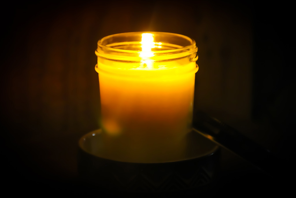 burning candle