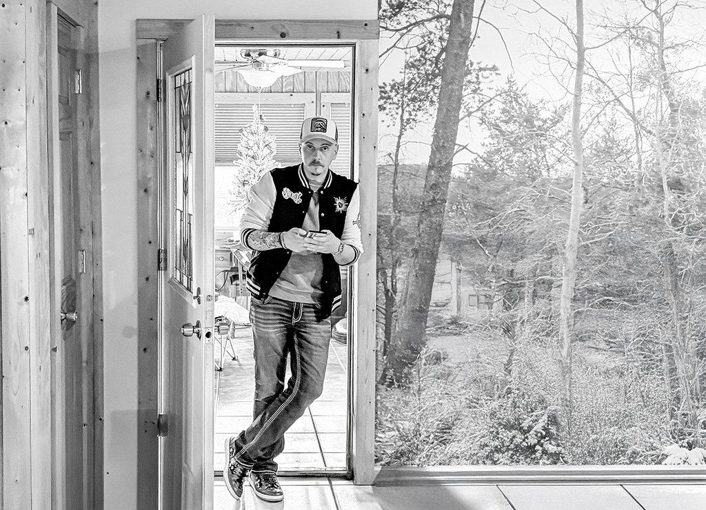 Ben in black and white