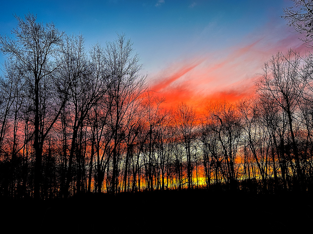 morning sunrise at the barndo