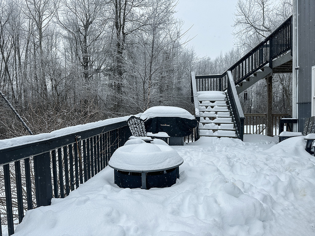 snow in southern Indiana