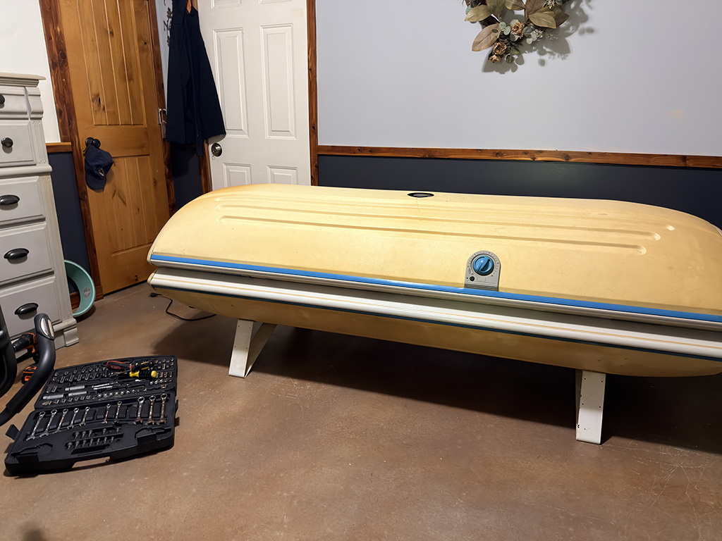 goodbye tanning bed